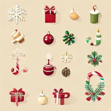 Firefly Digital Art Seasonal Icons Winter Holiday Set